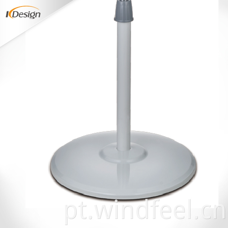 Ventilador móvel de pedestal grande ao ar livre de 16 polegadas Ventilador de pé de alta velocidade de alta velocidade com controle remoto e temporizador